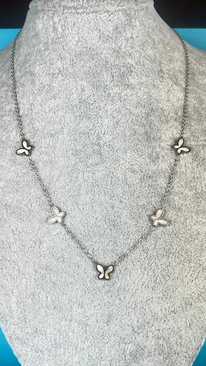 Butterfly necklace OX179