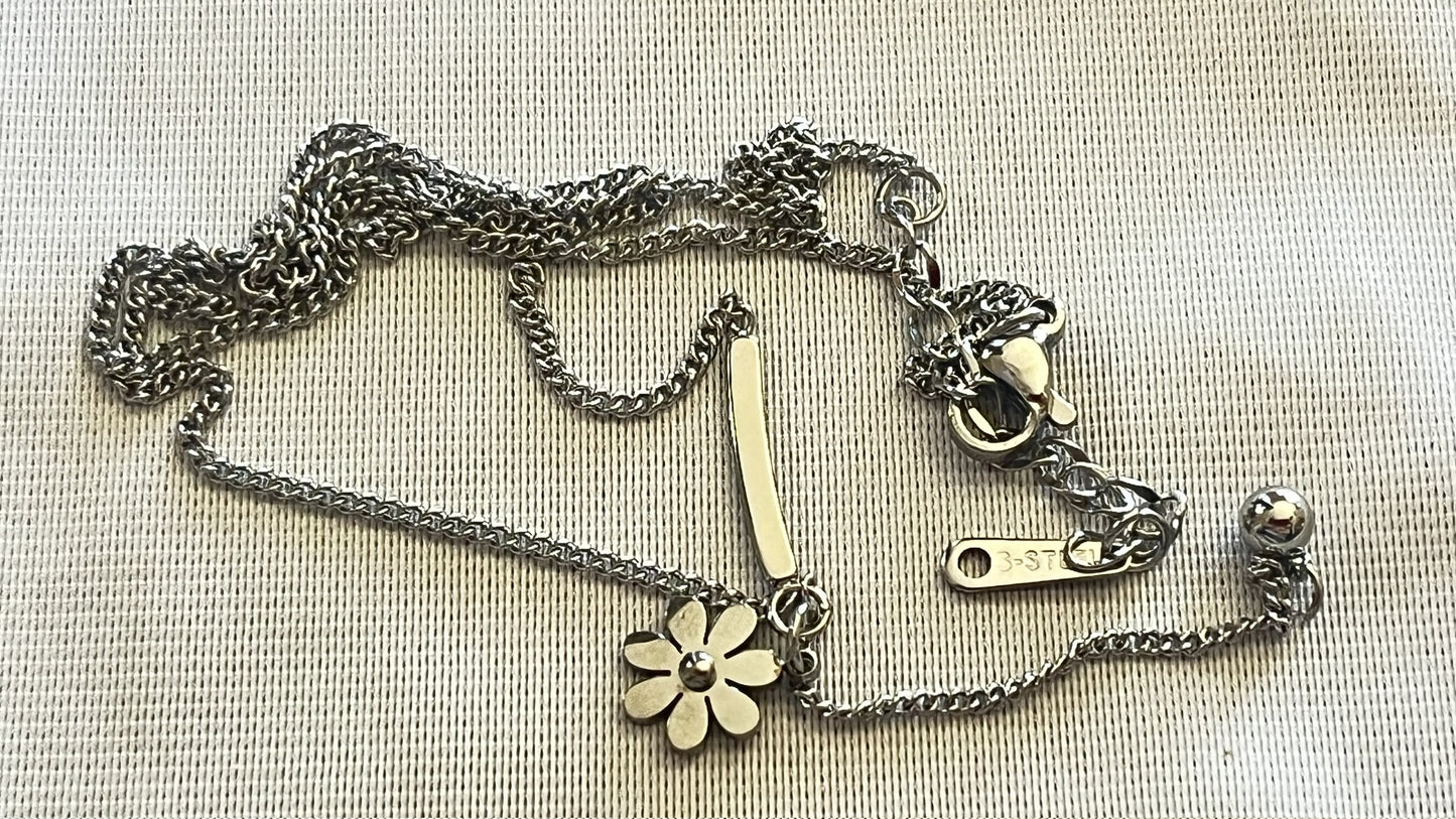 Daisy tassel necklace OX263