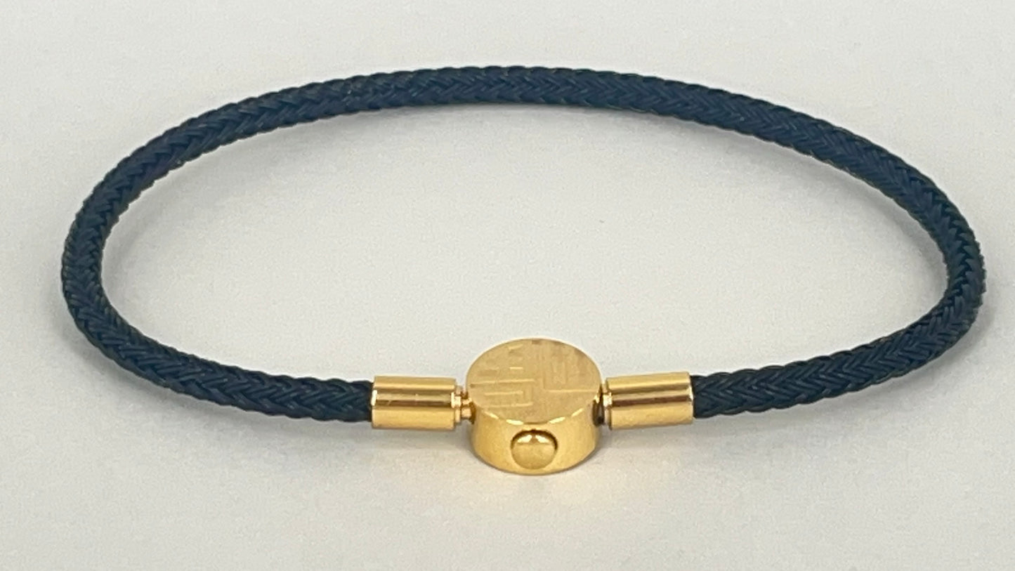 Cord bracelets 6.5 mm (2 pieces)