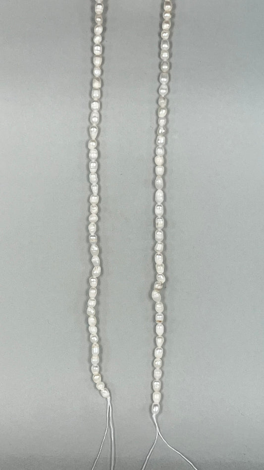 Freshwater Pearls 3mm Ringed